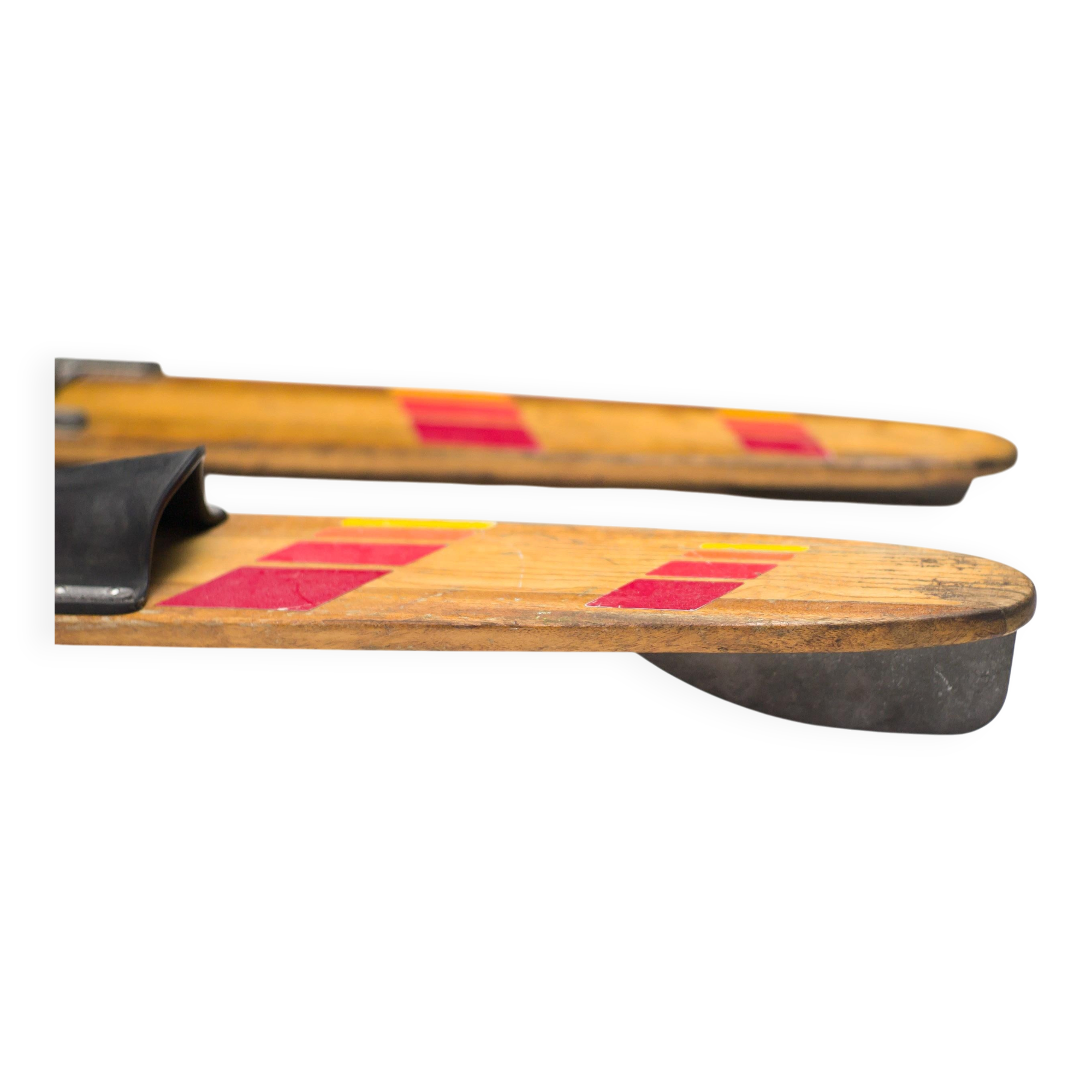 Skis nautiques vintage ayant appartenu au champion du monde Dick Pope JR - Icône sportive rare