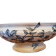 Saladier ancien en faïence bleu Vintage 15