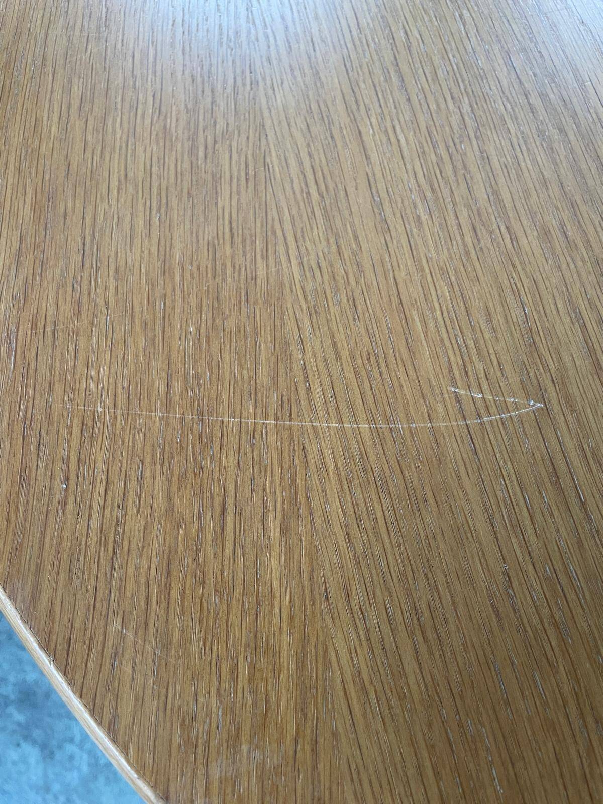 Oak dining table, Sweden, 1960