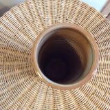 Glazed stoneware vase