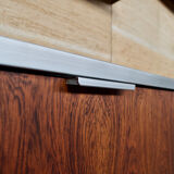 Modular wall system with rosewood panels Georges Frydman 70 years efa editor