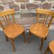 set of 4 Viennese chairs curved wood baumann Restaurant Paris bistro