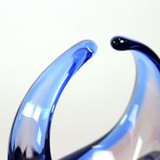 Art glass bowl by frantisek zemek for sklarna mstisov, 1960s