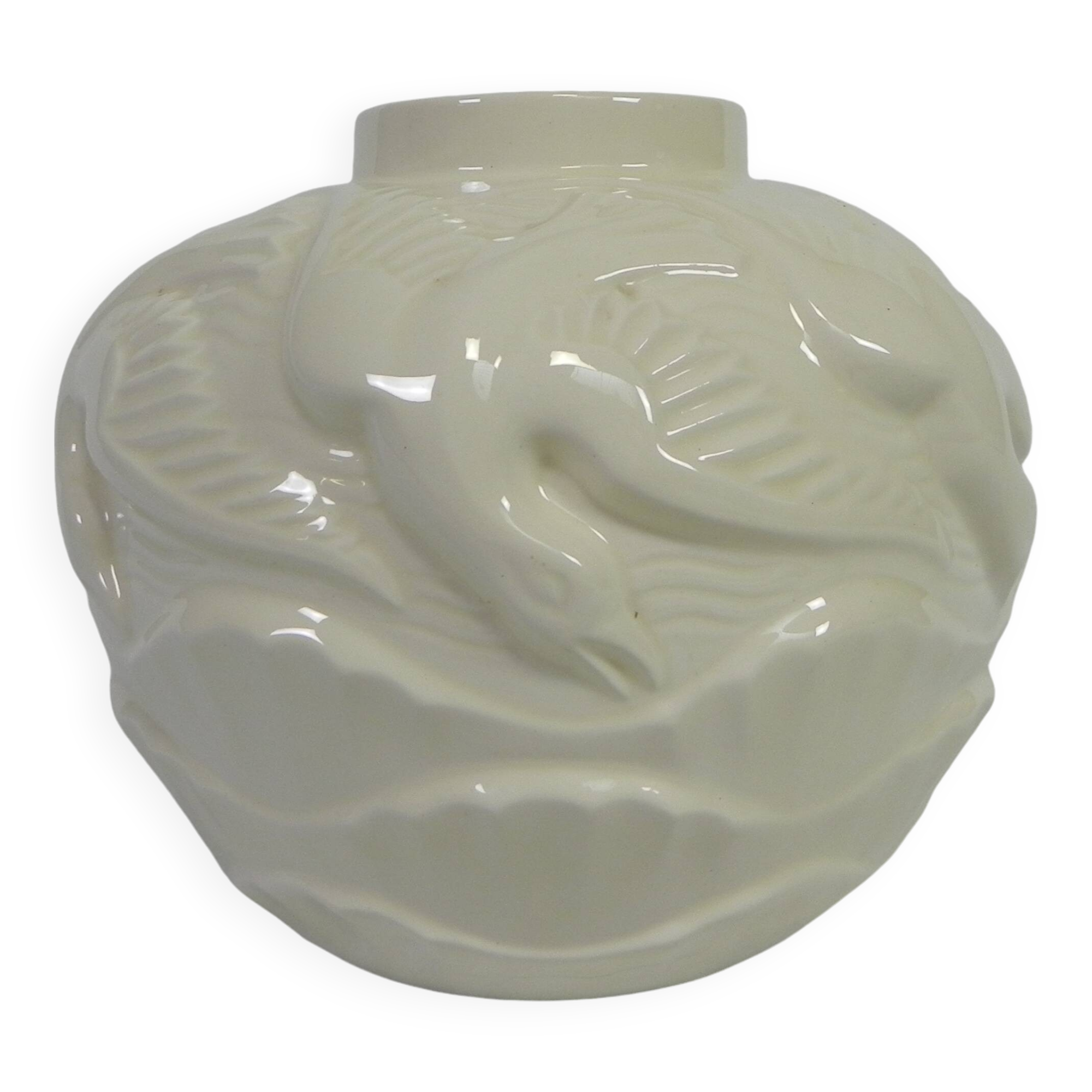 Art Deco vase Les Mouettes by Charles Catteau, 1930s