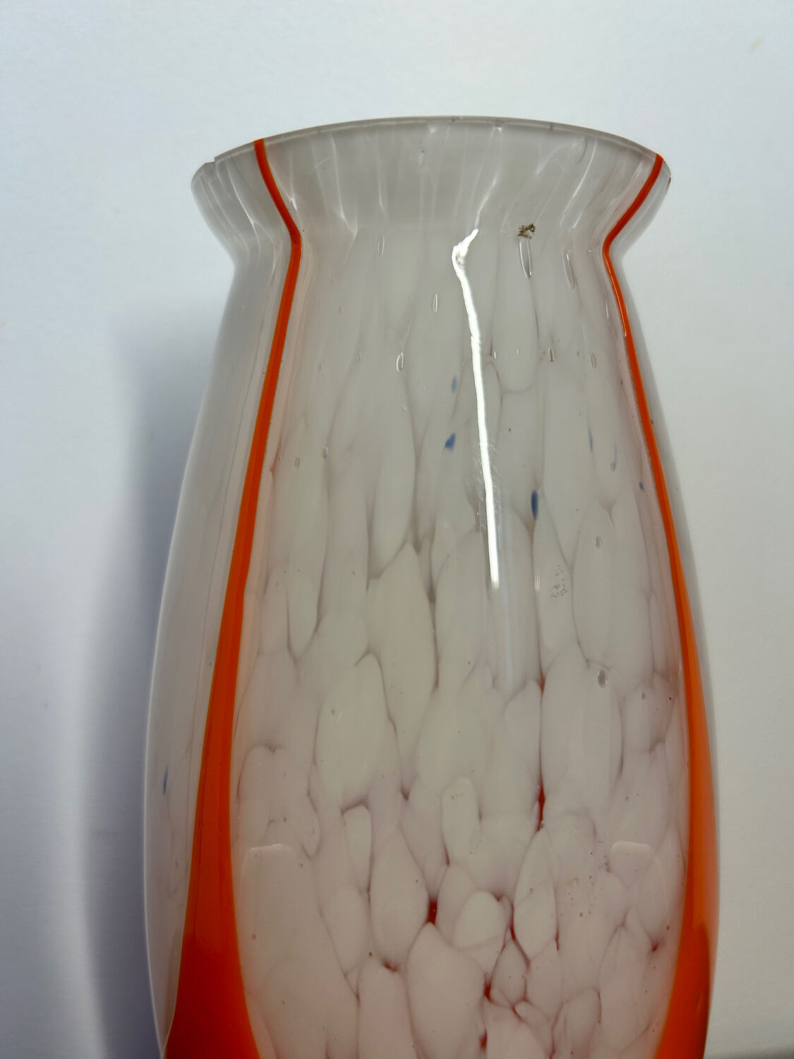 Art Deco glass vase from Clichy