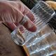 6 long drink glasses from the 80s – optical relief