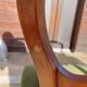 Pair of khaki velvet chairs