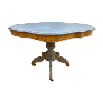 Napoleon III violin table in cherry tree