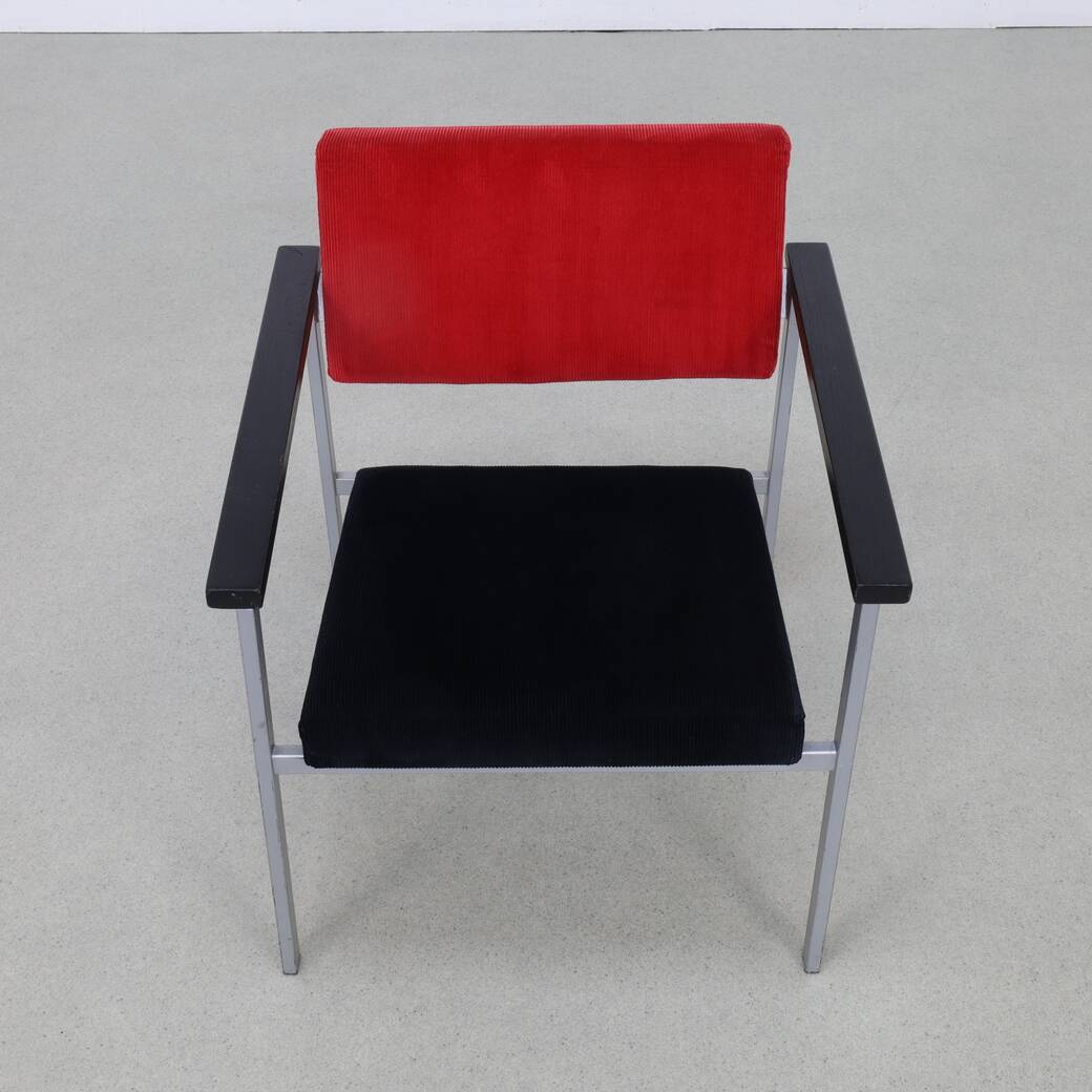 Paire de fauteuils minimalistes hollandais, années 1960