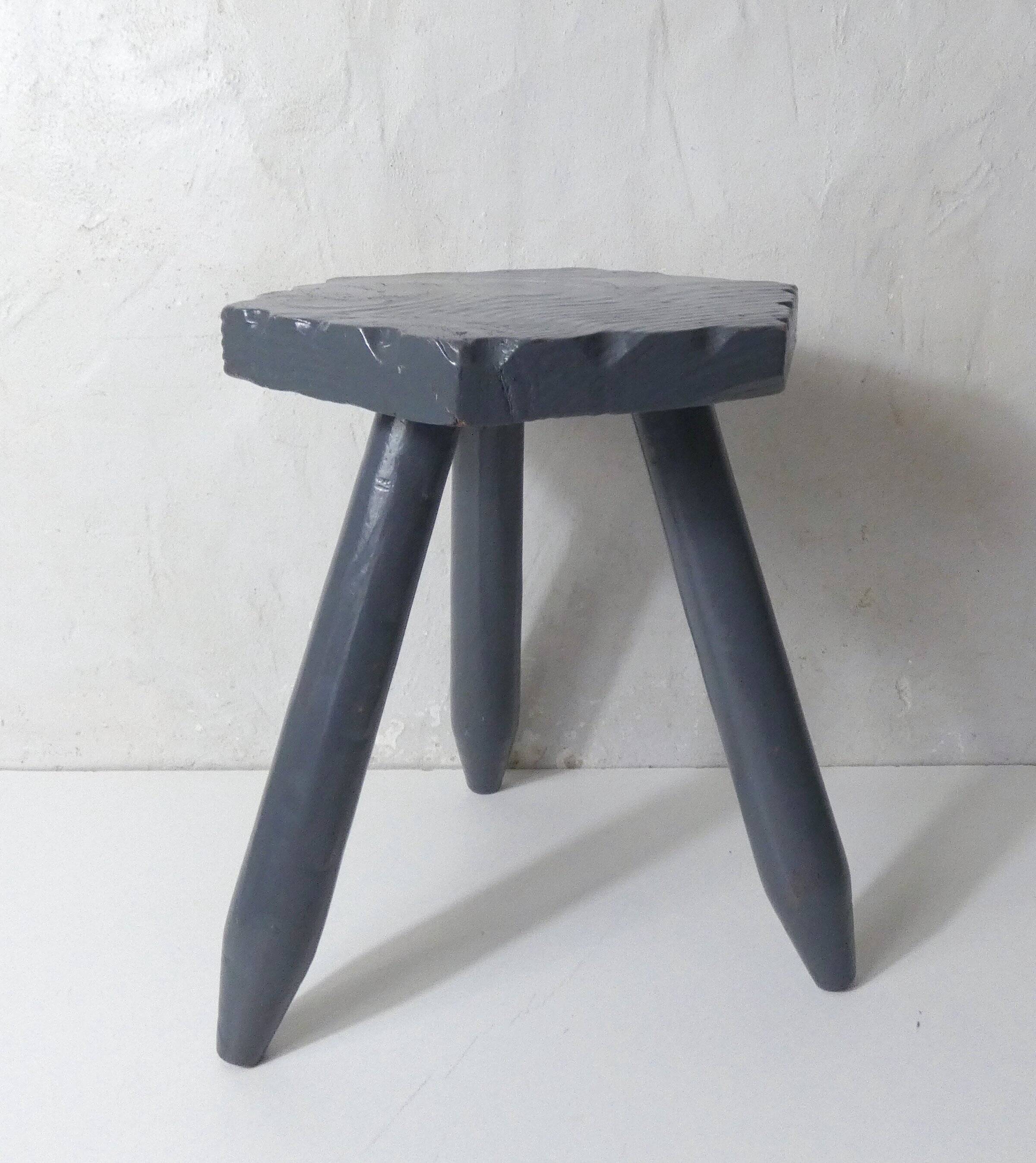 solid oak stool