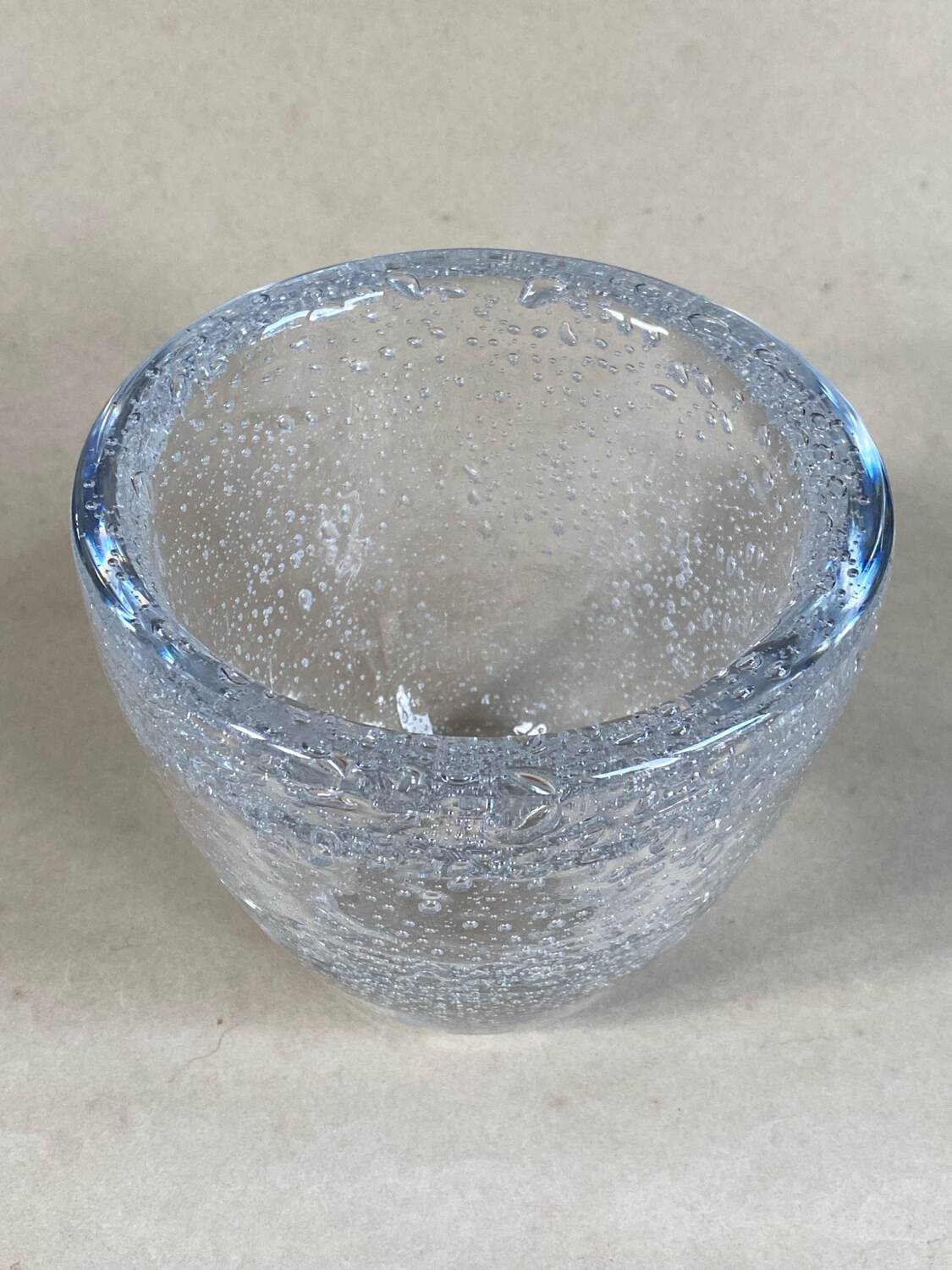 Daum Nancy France, bubble vase, circa 1930