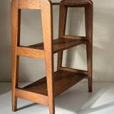 Oak shelf design vintage reconstruction 60s