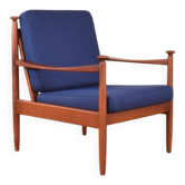 Fauteuil danois des années 1960, style mid-century.