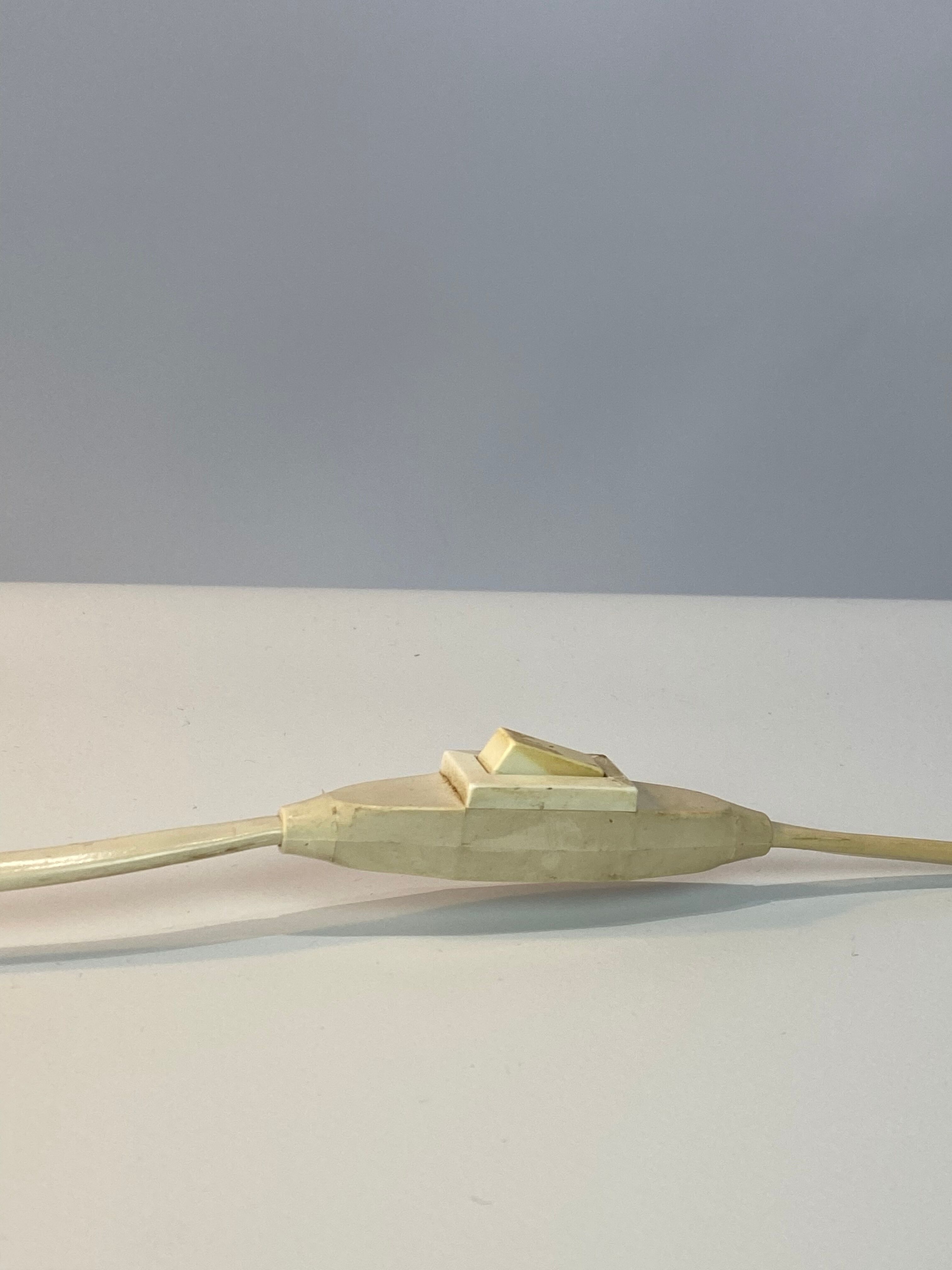 Tablelamp decorated with flowers by Bing and Grøndahl, model 6714/2102, 1960s