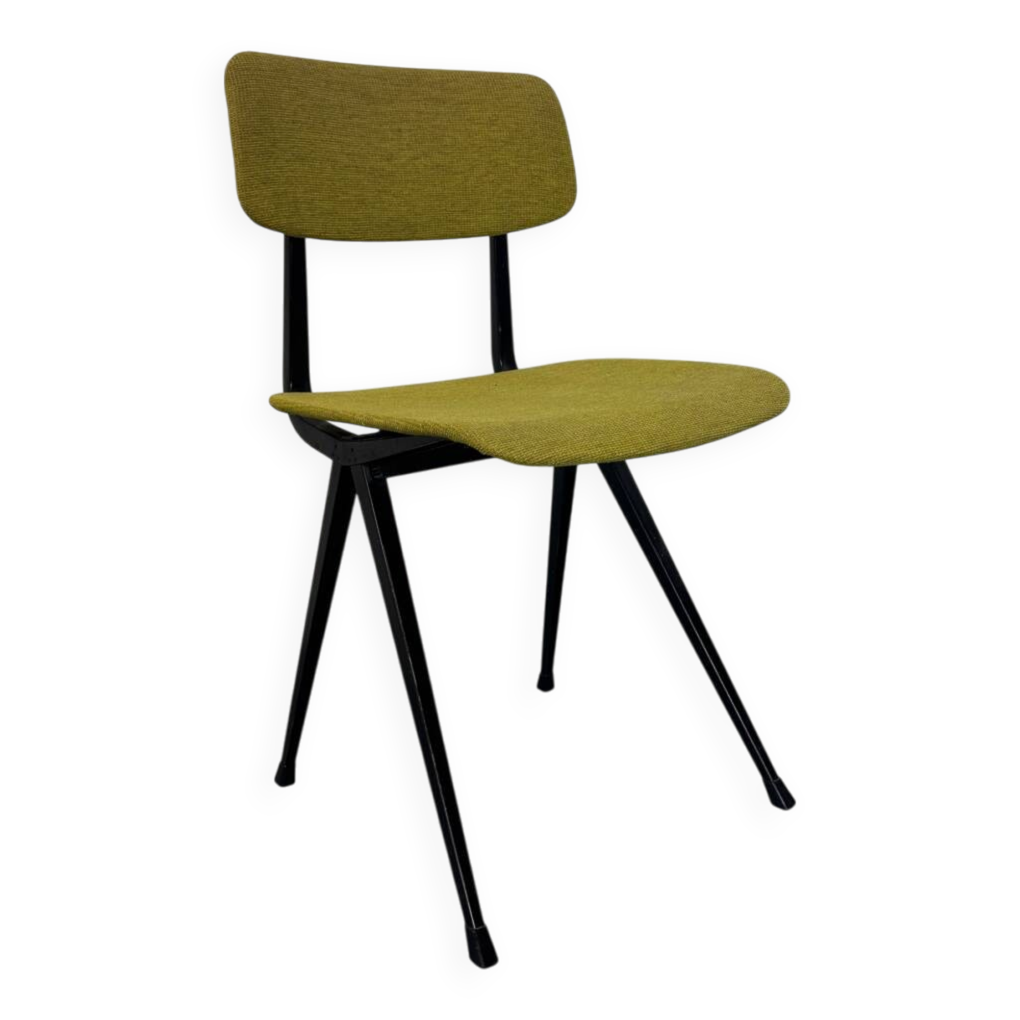 Vintage Mid Century Modernist Industrial Side Desk Chair, 1950