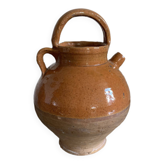 Gargoulette pitcher in stoneware