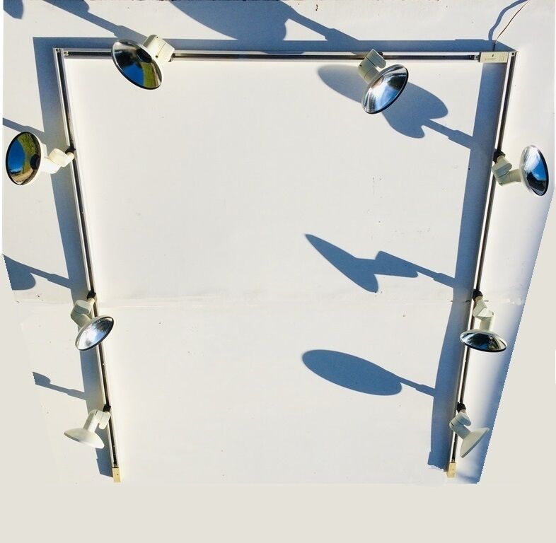 8 spots and 3 rails philips vintage 80s