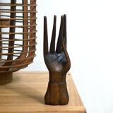 Main baguier en bois