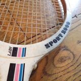 4 vintage wooden tennis rackets