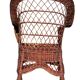 Rattan and Wicker Armchair, France, 1980s