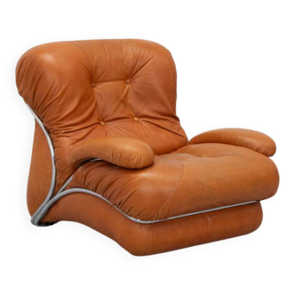 Italian Corolla lounge chair by I.P.E 1970s