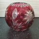 Baccarat ball vase