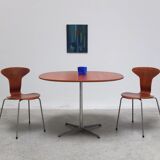 Teak 'Super-Circular' table by Piet Hein & Bruno Mathsson for Fritz Hansen, 1974