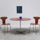 'Super-Circulaire' table in teak by Piet Hein and Bruno Mathsson for Fritz Hansen, 1974