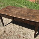 Chestnut farm table 19th