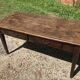 Table de ferme en châtaignier 19eme
