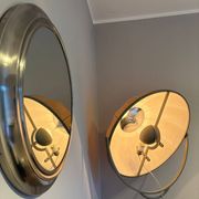 Round metal mirror, Italy 1970s