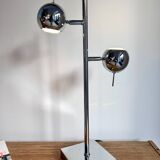 Chrome eyeball lamp
