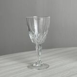 5 verres à liqueur en cristal transparent.