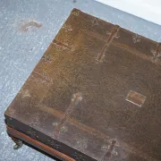 Large Coffee Table with Drawers on Both Sides by Theodore Alexander