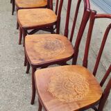 Set of 6 Fischel and EV bistro chairs