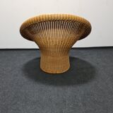 Vintage Egon Eiermann wicker chair model E 10