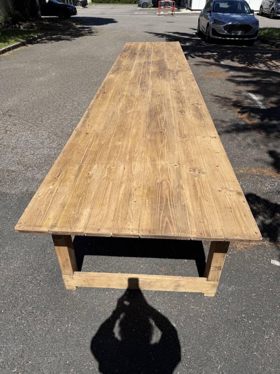 XXL 5 meter pine farmhouse table