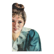 Portrait of a young woman circa 1890 - 1900