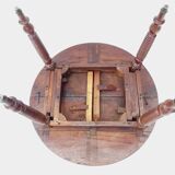 Round flap table
