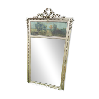 19th century trumeau mirror