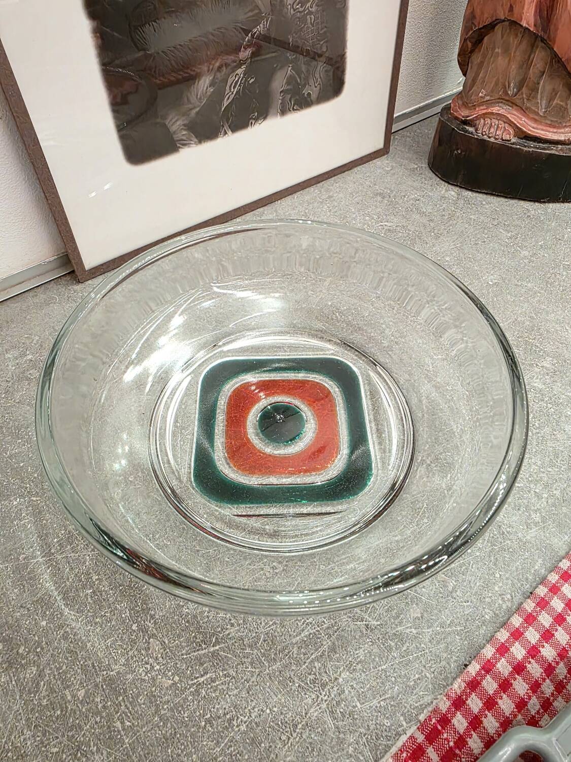 Set of three Walther kristallglas serving dishes from the 60s