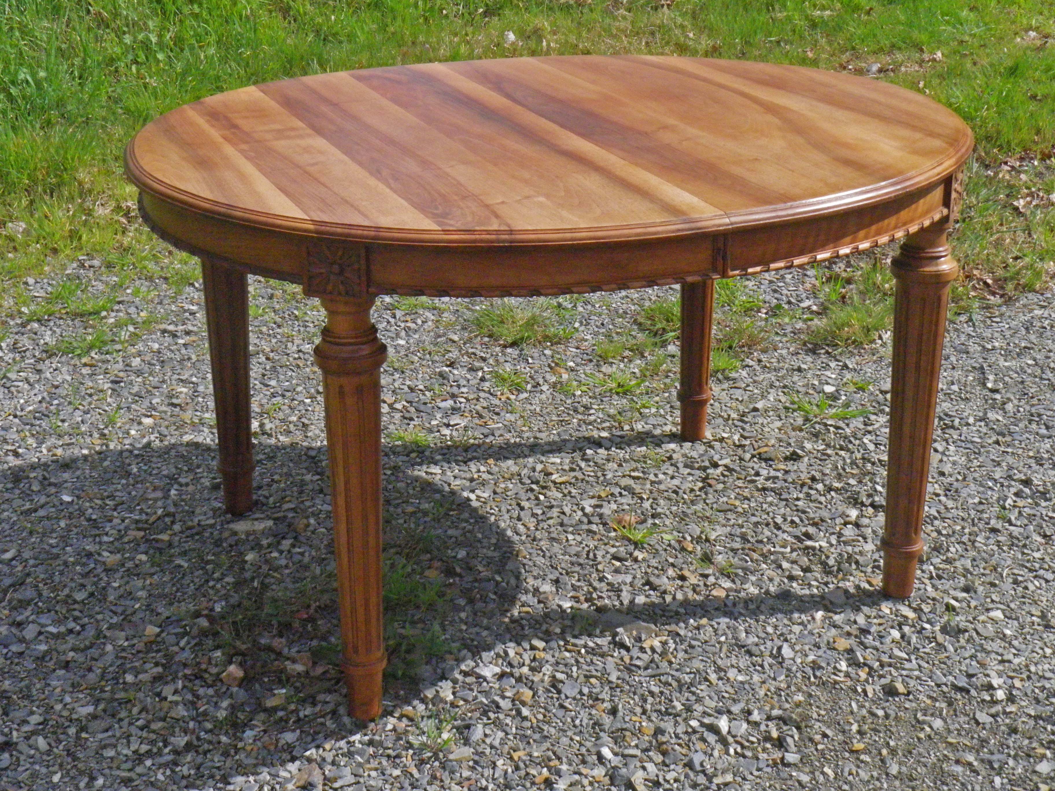 Louis XVI style oval table