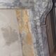 Fireplace modillon Napoleon III in gray marble of the nineteenth