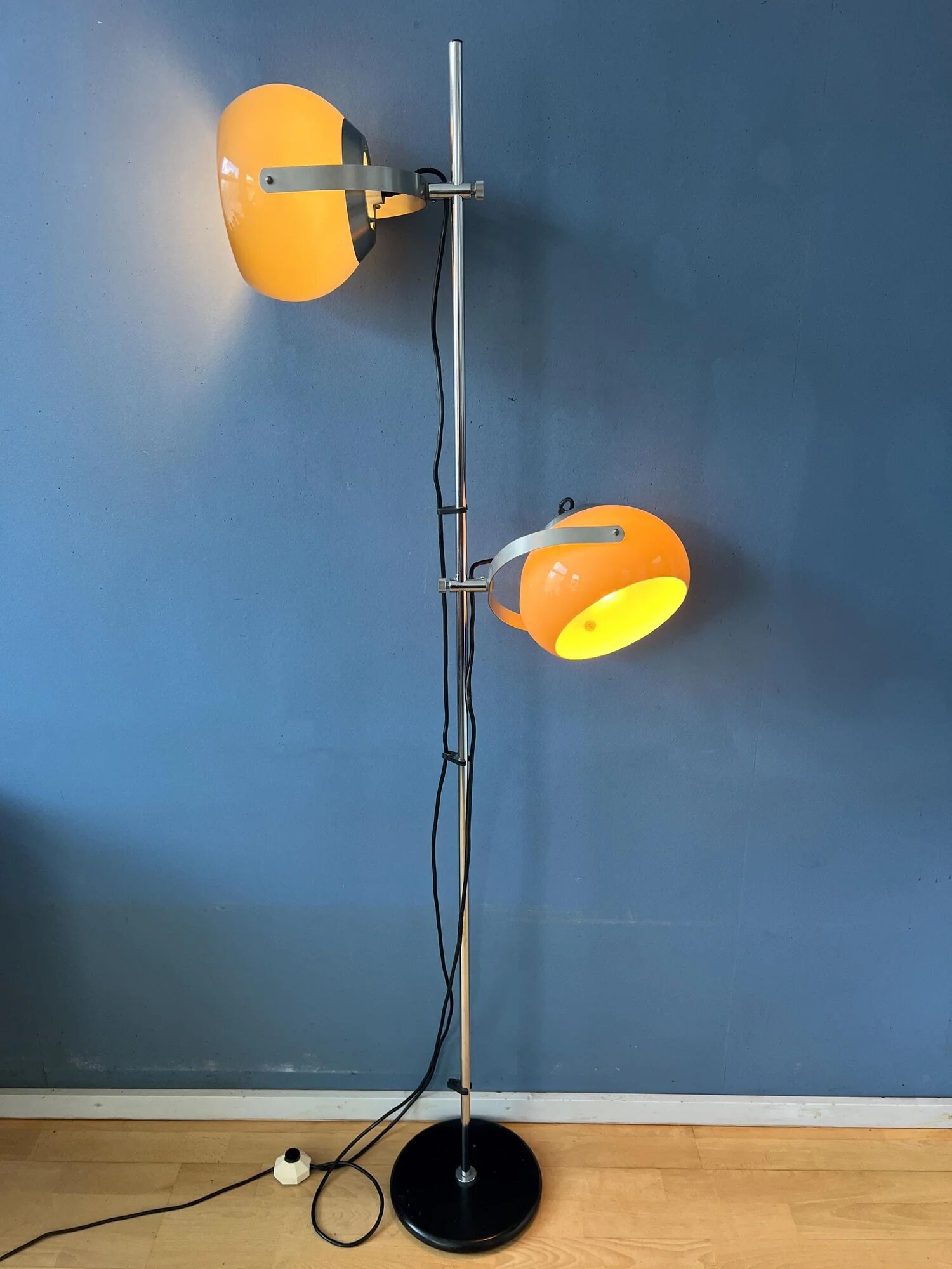 Mid-century space age mushroom floor lamp by Hala