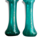 Paire de vases en verre