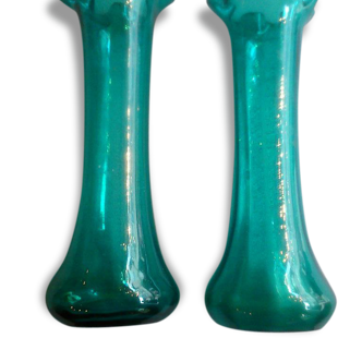 Pair of vases in glass