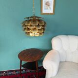 Mid Century Modern Brutalist Artichoke Pendent By Sven Åge Holm Sørens