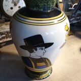 Wedding vase henriot Quimper