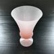 Vase en opaline rose