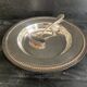 Silver plate and spoon, Orfèvrerie Saint Médard, Paris, 1950